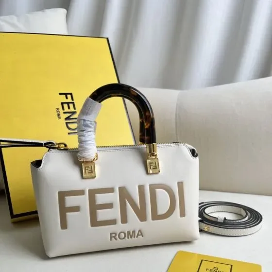 Fendi By The Way Mini White Top Handle