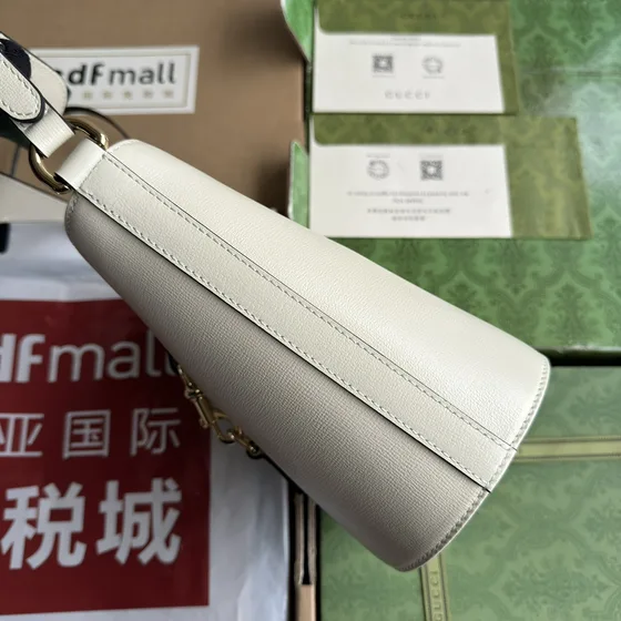Gucci Gucci Diana Bolsa balde Mystic Branco Bolsa de ombro