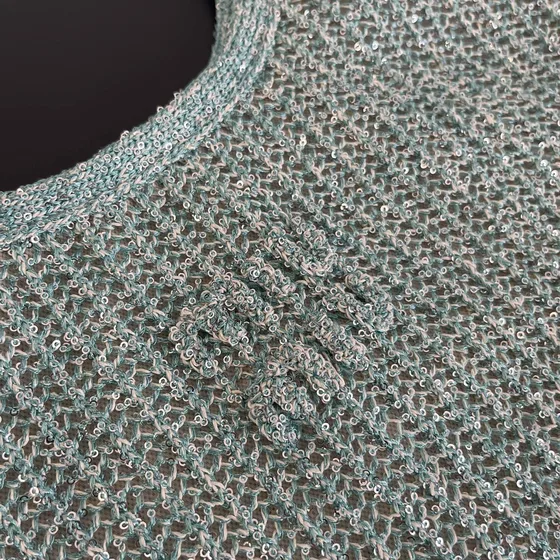 Miu Miu Knitted Terry Skuldertaske Light Blå Skuldertaske