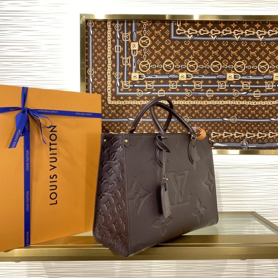 Louis Vuitton Onthego Black Tote Bag