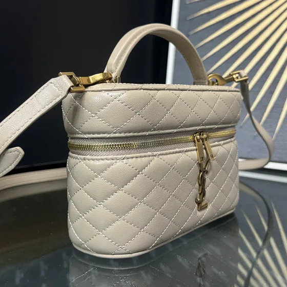 YSL Gaby Vanity Bag Beige Crossbody