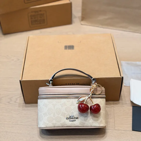 Coach Crosstaske Off-Hvid/Lyserød Crossbody
