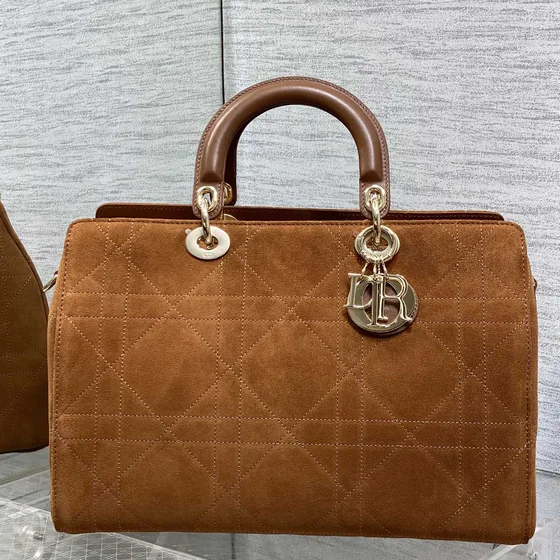 Dior Lady Dior Brun Tophåndtag