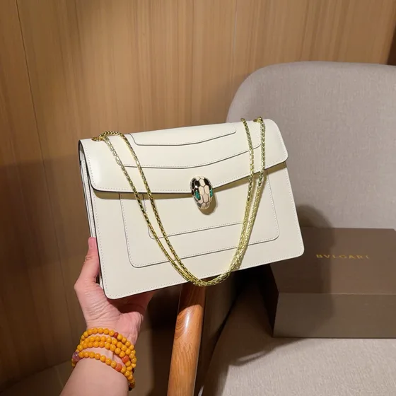 Bvlgari Serpenti Forever Blanco Crossbody