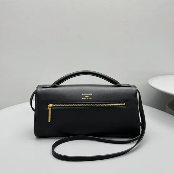 Balenciaga Ghost Belted Top Handle Bag Đen Top Handle