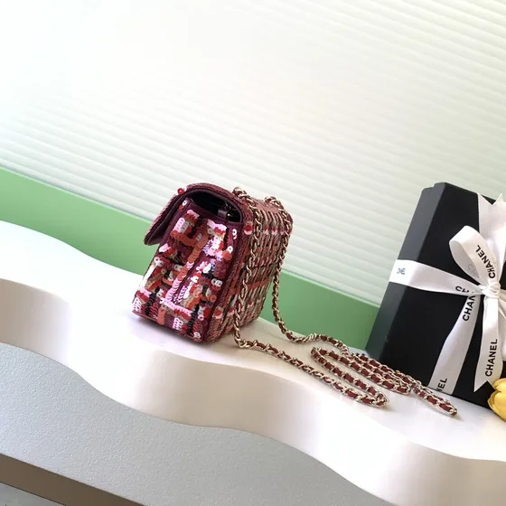 Chanel Classic Flap Burgundy Flap Bag