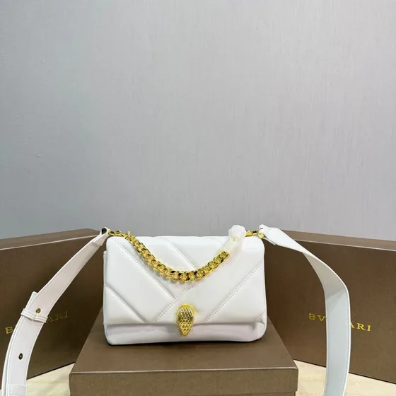Bvlgari Serpenti Cabochon Shoulder Bag Gold Shoulder Bag