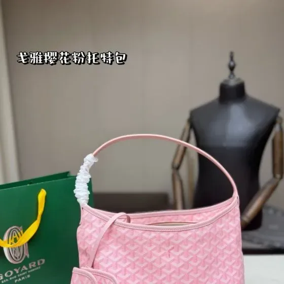 Goyard Boheme Hobo Bag Cherry Blossom Pink Hobo