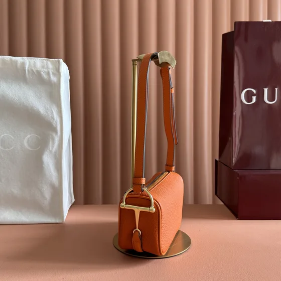 Gucci Gucci Bamboo Sac épaule Orange Sac épaule