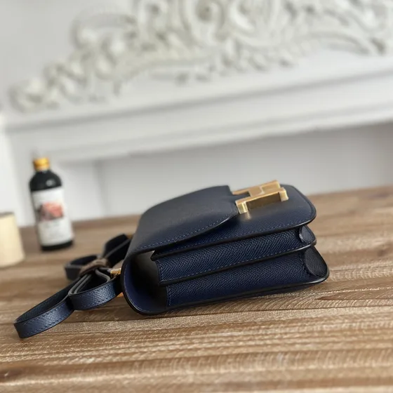 Hermes Constance Navy Blue Crossbody