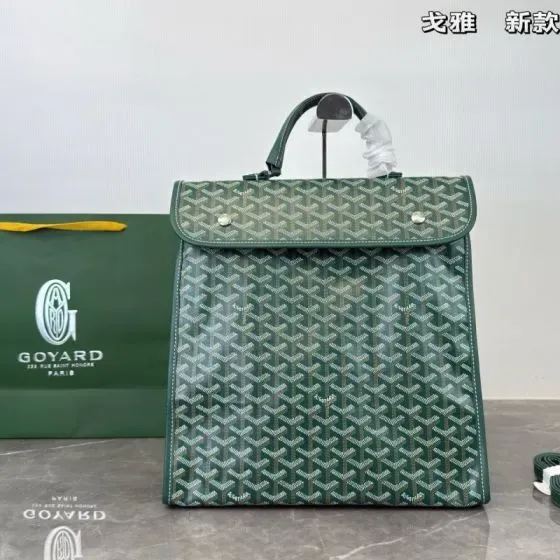 Goyard Saint L ger Green Backpack