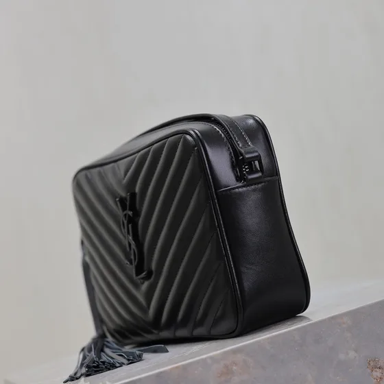 YSL Lou Camera Bag Noir Crossbody
