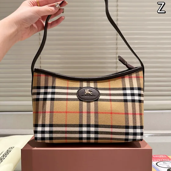 Burberry Vintage Check Sac épaule Beige/Marron Sac épaule