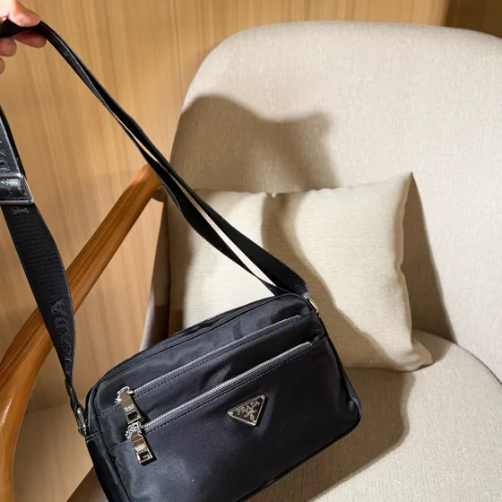Prada Re-Nylon Shoulder Bag Black Crossbody