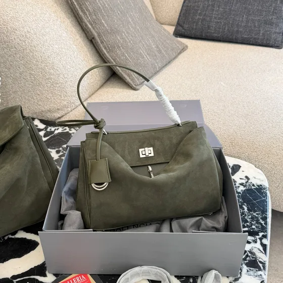 Balenciaga Rodeo Moss Зелёный Верхняя ручка