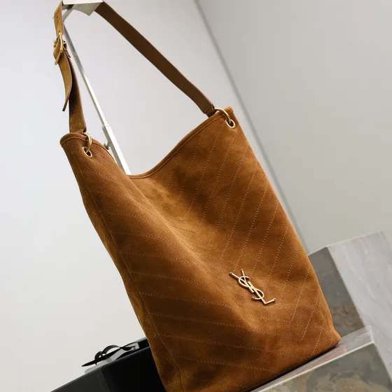 YSL Le 5 À 7 Hobo Bag Caramel Marrom Hobo