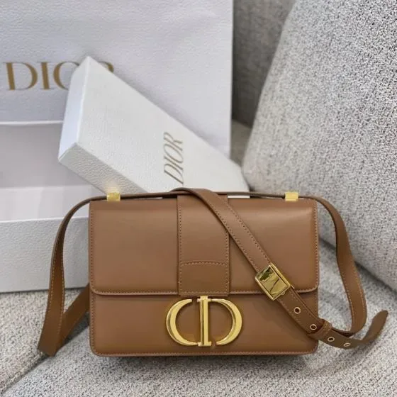 Celine 30 Montaigne Brown Shoulder Bag