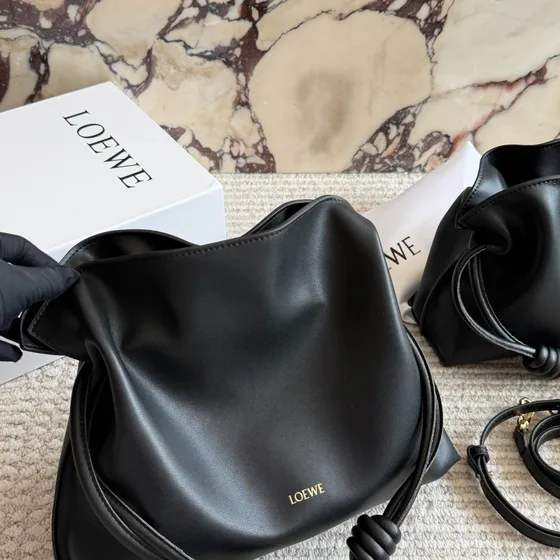 Loewe Flamenco Purse Black Shoulder Bag