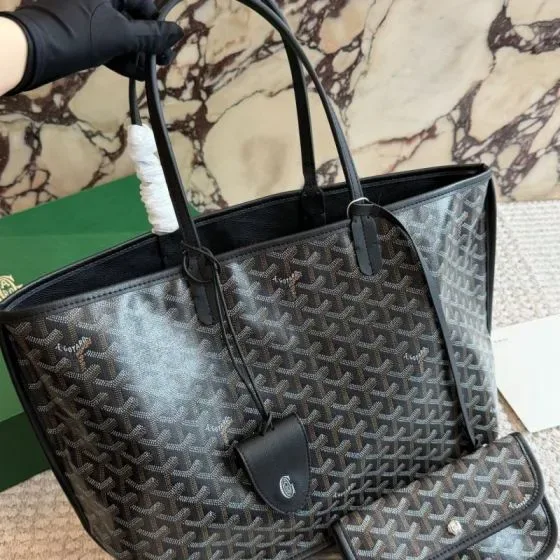 Goyard Anjou Tote Black Tote Bag