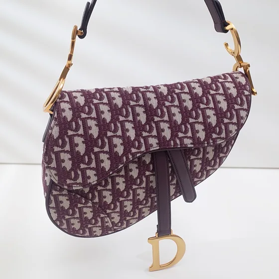 Dior Saddle Bag Bordeaux Sac épaule