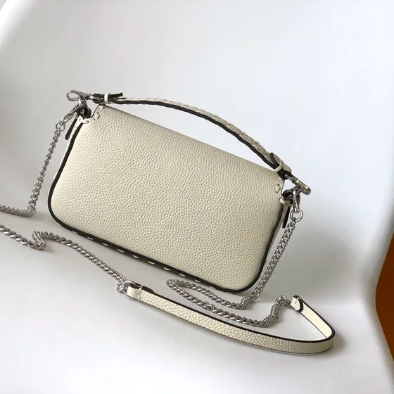 Fendi Baguette White Crossbody