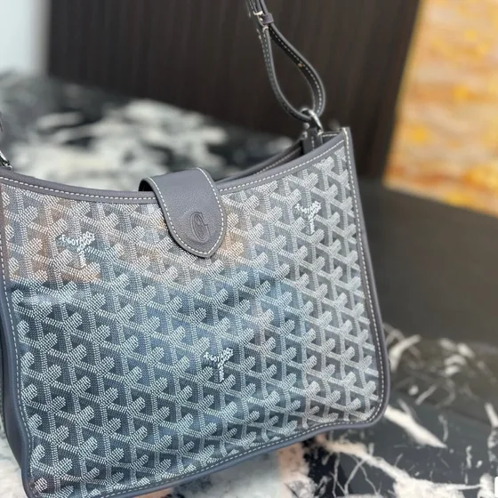 Goyard Hobo Bohème Preto/Cinza/Marrom Hobo