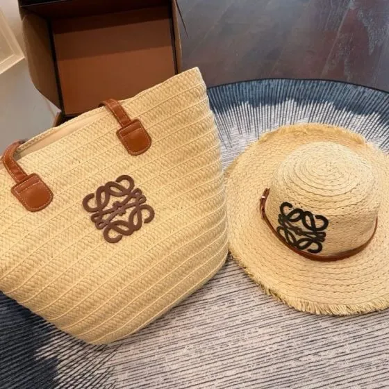 Loewe Anagram Basket Tote Bag Natural Beige Tote Bag