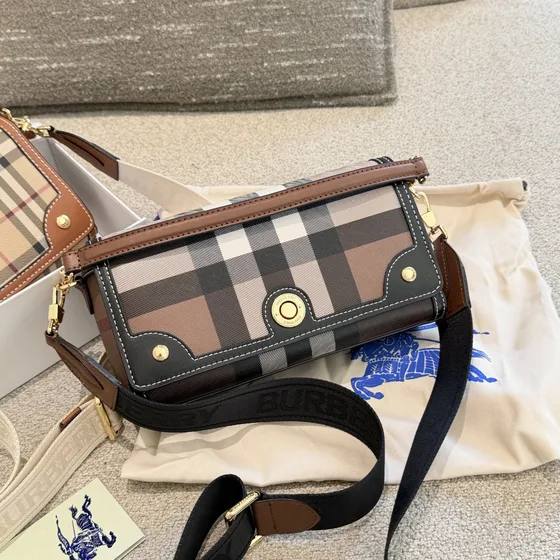 Burberry Vintage Check Crossbody-Tasche Beige Crossbody