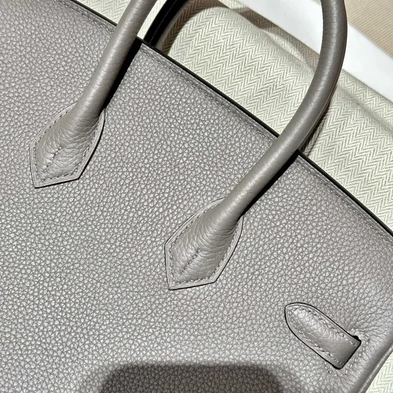 Hermes Birkin Gray Anse supérieure