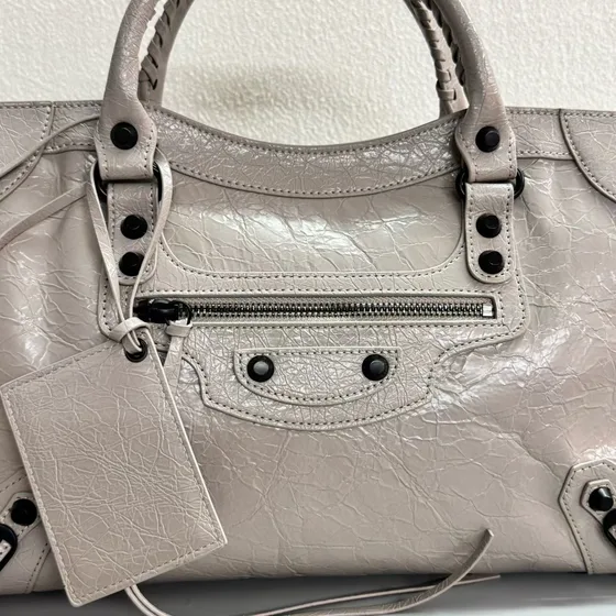 Balenciaga Le City Small Bag Light Grigio Manico