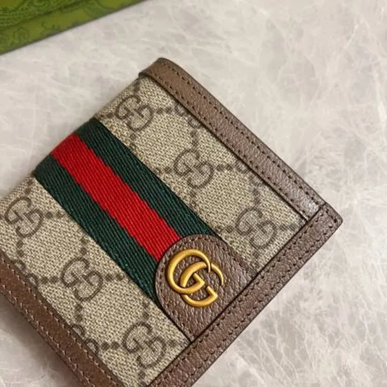 Gucci Ophidia GG Supreme Beige Ebony with Brown short everyday