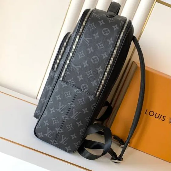 Louis Vuitton Backpack Monogram Eclipse Black 40x31x15cm