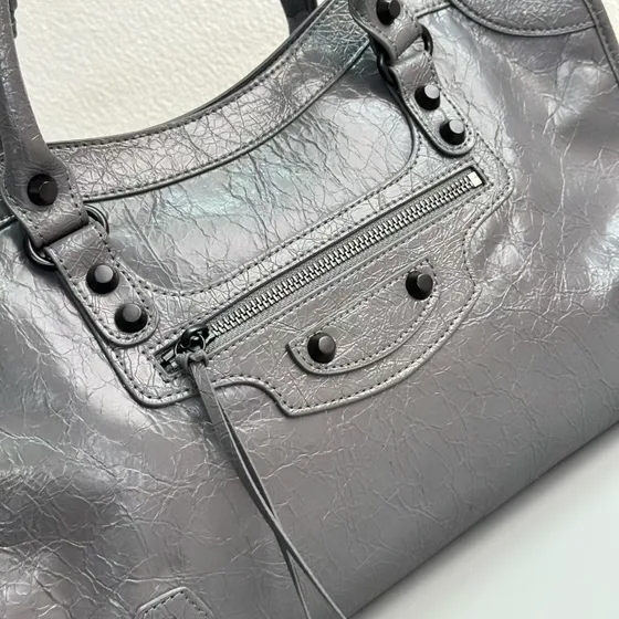 Balenciaga Le City Bag Gray Manico
