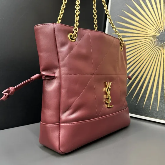 YSL Jamie Shopping Bag Dusty Rose Tote Bag