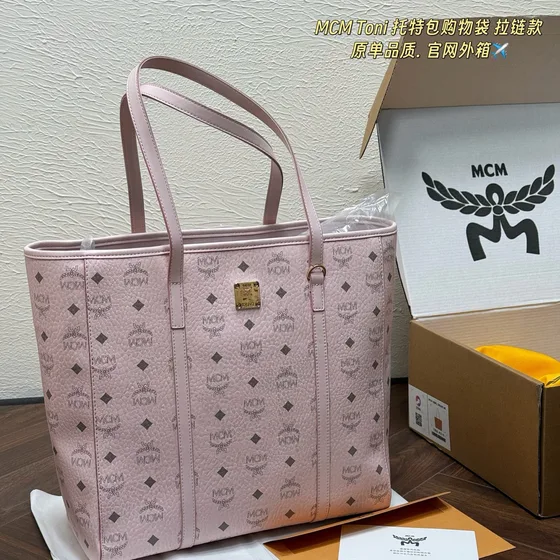 MCM Toni Rosa Borsa tote