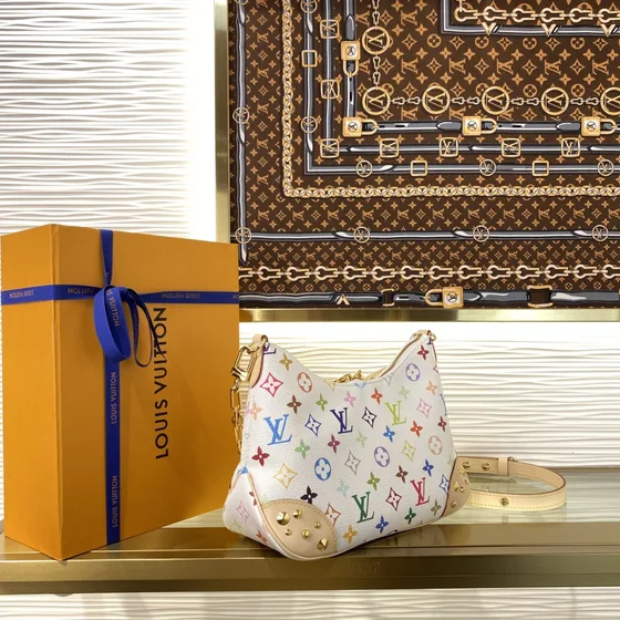 Louis Vuitton Onthego Mønster Hvid Skuldertaske