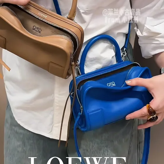 Loewe Twin S Box Backpack สีฟ้า Backpack