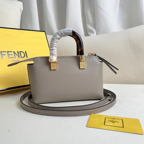 Fendi By The Way Mini Light Gray Top Handle