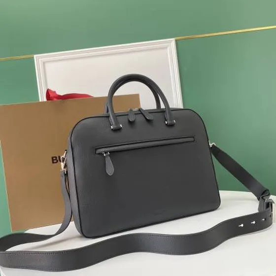 Burberry Maletín Dark gray piel business
