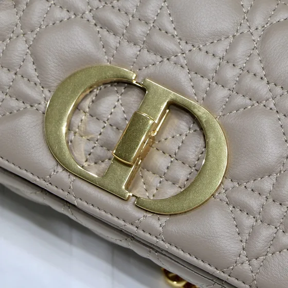 Dior Dior Caro Chain Bag Beige Crossbody