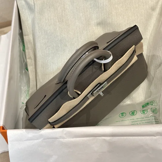 Hermes Birkin 25 Etoupe Grey 25cm Top Handle