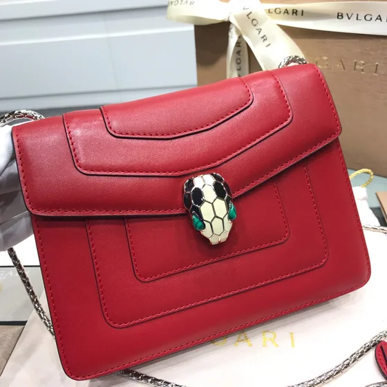 Bvlgari Serpenti Forever Đỏ Crossbody
