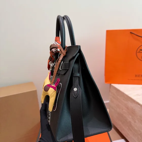 Hermes Birkin 30 Zwart 30cm Bovenhandgreep