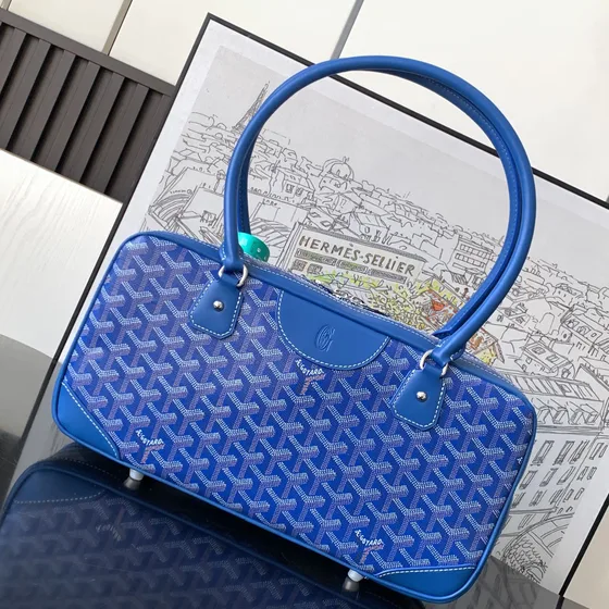 Goyard Saint Martin Bag Xanh dương Top Handle
