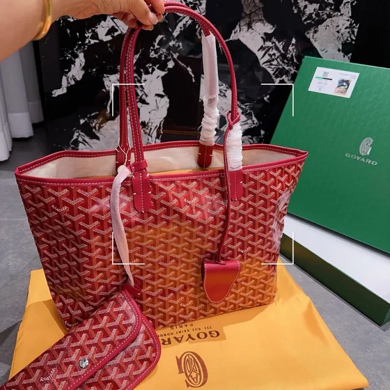 Goyard Saint Louis Gray Tote Bag