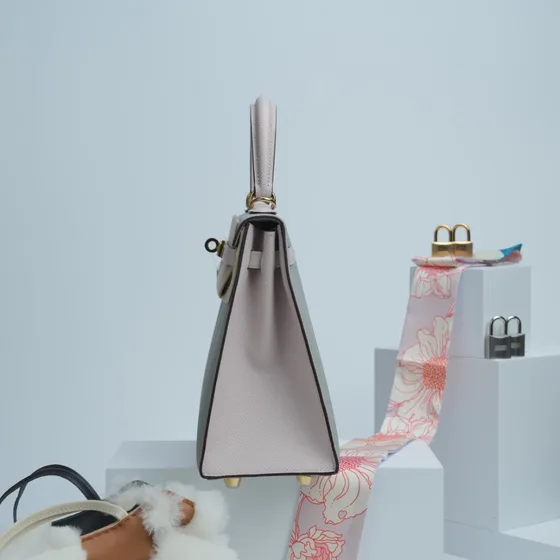 Hermes Kelly 28 Gray Top Handle