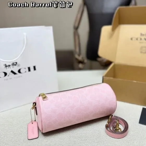 Coach Barrel Pink Crossbody