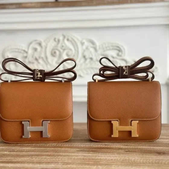 Hermes Constance Marron Crossbody