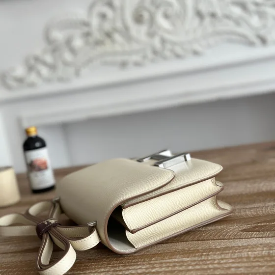 Hermes Constance Cream White Crossbody