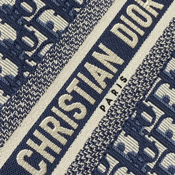 Dior Dior Book Tote Mini Marineblå Blå Shoppertasketur